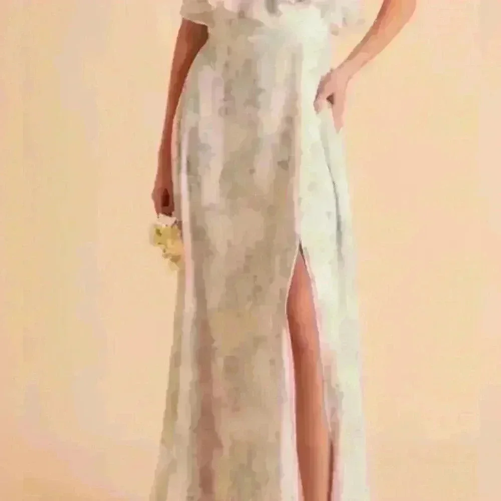 Birdy Grey Sage Bouquet Jane Convertible Bridesmaid Dress Size XS